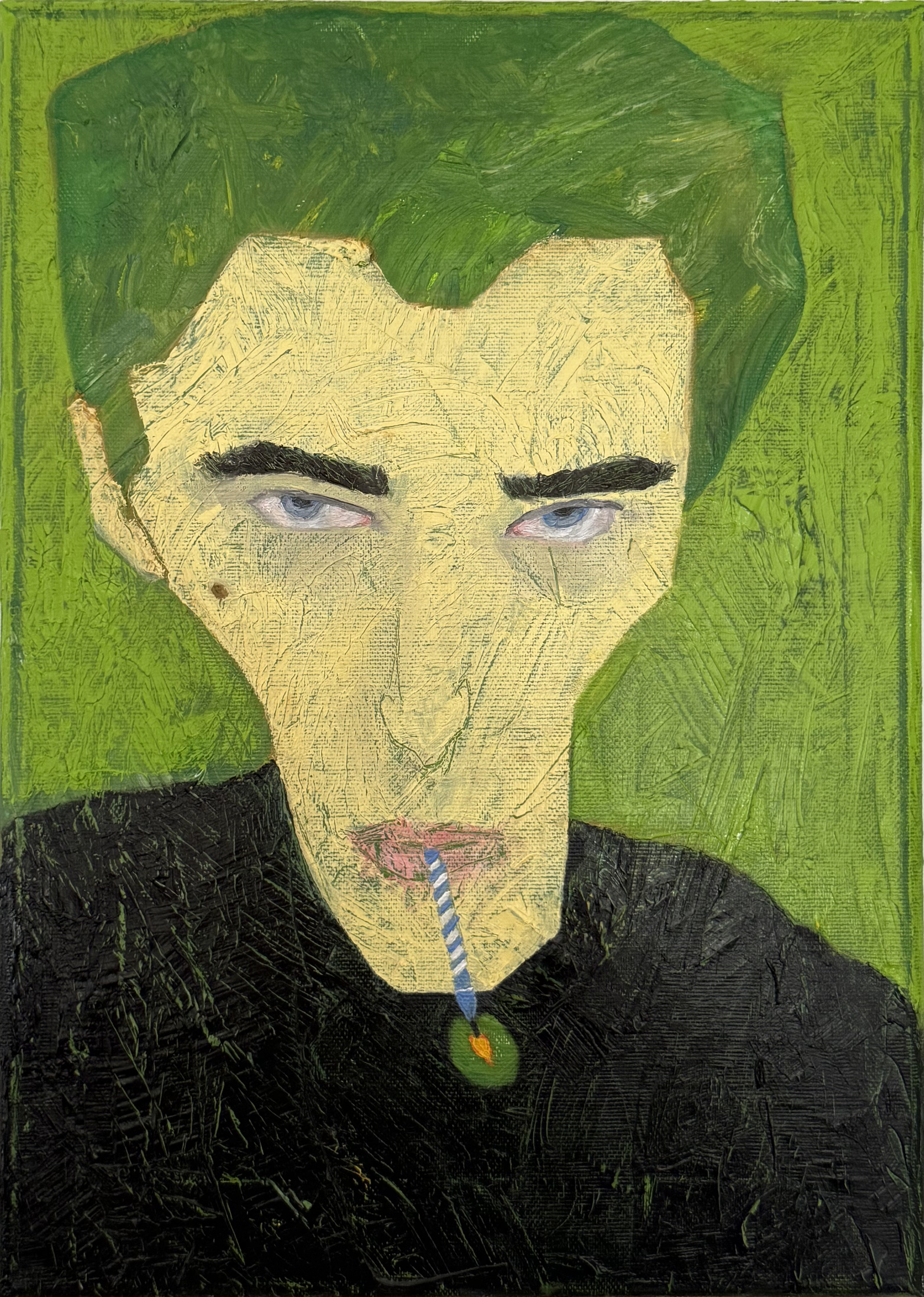 I am 28 - Oil painting by Piero Montezaro, 2025